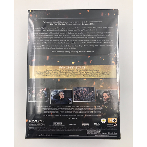 The Last Kingdom Complete Series Seasons 1-5 DVD Region 1 US Brand New & Sealed - Picture 2 of 4